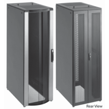 Gabinete para Servidores ProLine FloTek 42 UR Con Puertas Perforadas Alta Ventilación, Profundidad Extendida 1200 mm y Ancho 600 mm Acero Color Negro