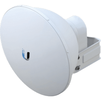Antena Direccional airFiber X, ideal para enlaces Punto a Punto (PtP), frecuencia 5 GHz (5.1 - 5.9 GHz) de 23 dBi slant 45