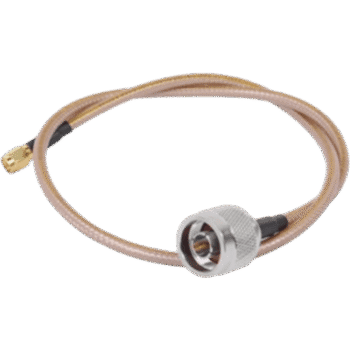 Jumper con Cable LP142 de 60 cm (23.62 Pulgadas), con Conectores N Macho a SMA Inverso Macho (Hasta 8GHz)