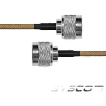 Jumper de Cable Coaxial de 60 cm (23.62 Pulgadas), con Conectores N Macho Ambos Extremos