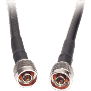 Jumper Coaxial con Cable Wilson-400 | Conector N Macho en los Extremos | 60 Centímetros (23.62 Pulgadas) de Longitud
