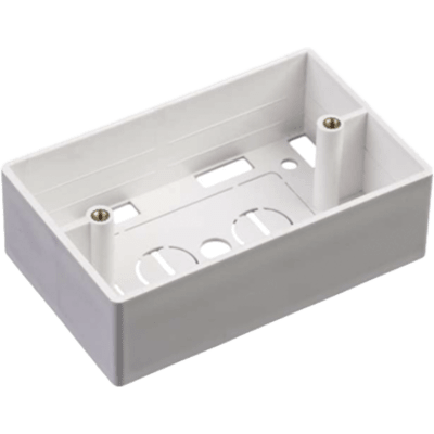 Caja de Pared Universal, Color blanco, Para montaje con Placas de Pared