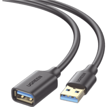 Cable Extensor USB 3.0 / 1 Metro / Macho-Hembra / 5 Gbps / Ultra Durabilidad / Núcleo de cobre estañado 28/22 AWG / Blindaje interior múltiple / Ideal para teclado, mouse , etc.