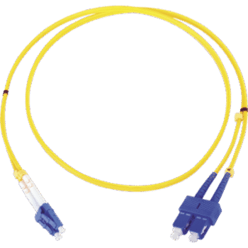 Jumper de Fibra Óptica Monomodo LC/SC Duplex de 1 Metro (3.28 Pies)