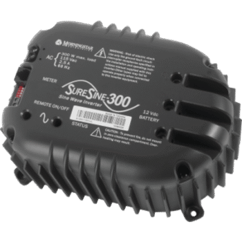 Inversor de Onda Sinusoidal Pura SureSine 300 W / 12 VCC a 110 VCA / 85-90% Eficiencia / Uso Industrial / Certificación UL