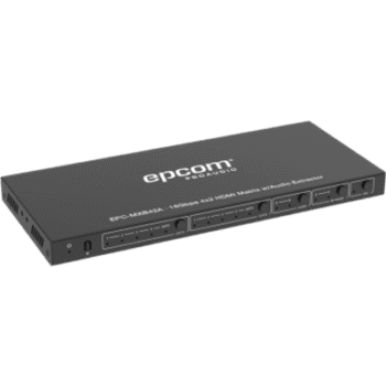 Matricial HDMI | 4x2 | 4K2K@60Hz | HDR | YCbCr 4:4:4 | EDID Auto | Extractor de Audio | Salida de audio análoga y digitalizados | HDCP 2.2 | 18 Gbps