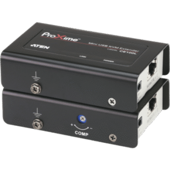 Extensor KVM USB | Acceso remoto PC | Hasta 100 m Cat5e | 1920x1200 | Protección ESD | Ajuste deskew
