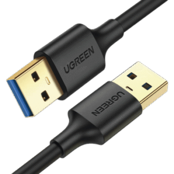Cable USB-A 3.0 a  USB-A 3.0 / 3 Metros / Macho a Macho / Conector Niquelado / Núcleo de Cobre Estañado / Blindaje Múltiple / Velocidad 5Gbps / No Requiere Controlador / Compatible con USB 2.0 Y USB 1.1