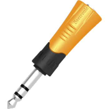 Conector Estéreo | 1/4in - Jack de 3.5 mm | Adaptador de Carcasa de Plastico
