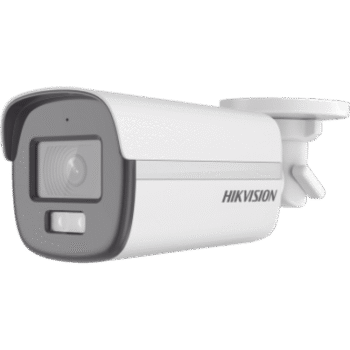 [ColorVu] Bala TURBOHD 3K (5 Megapixel) / Lente 3.6 mm / Micrófono Integrado / Imagen a Color 24/7 / Luz Blanca 40 mts / Exterior IP67 / dWDR / 4 Tecnologías / Metal