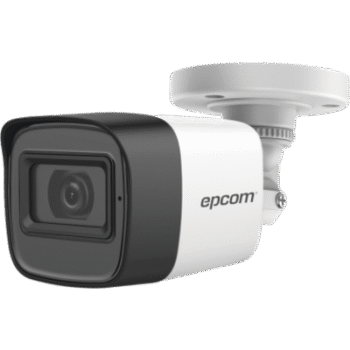 AUDIO POR COAXITRON / Bala TURBOHD 5 Megapixel / Gran Angular 85.5° / Lente 2.8 mm / 30 mts IR EXIR / Exterior IP67 / 4 Tecnologías / dWDR