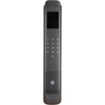 Cerradura Digital Cornelius / Reconocimiento Facial 3D / Sensor de Huella con IA / Capacidad de 100 Huellas, 20 Face ID, 100 Tarjetas MIFARE / Doble Verificación / Bloqueo Automático / Modo Niños / IP54 / Aleación de Aluminio