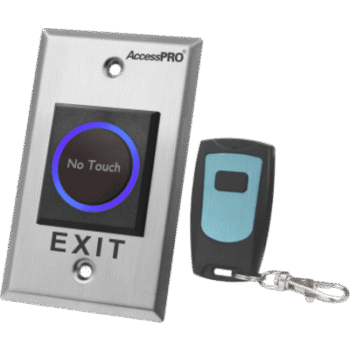 Botón de Salida sin Contacto con Control Remoto / Iluminación LED / Distancia de Detección Touch Ajustable