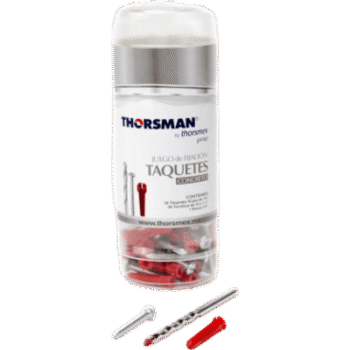 Juego de fijación incluye taquetes y tornillos para concreto (3601-00001)
