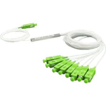 Splitter (Divisor Óptico) tipo PLC, 1x8, conectores SC/APC