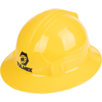 Casco de Seguridad Tipo ala Ancha / Color Amarillo