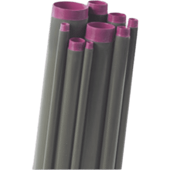 Tubo Conduit rígido de aluminio de 3/4” (19 mm) con recubrimiento de PVC de 3.05 m con cople.