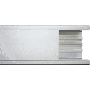 Canaleta de aluminio, 99 x 72 mm, tramo de 3m. (8101-80300)
