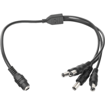 Cable con Conector Jack Hembra de 3.5 mm con 4 Salidas de Jack Macho (Divisor de Energía) / Tipo Pulpo / 4 Conectores Macho / 1 Conector Hembra / Jack de 3.5 mm