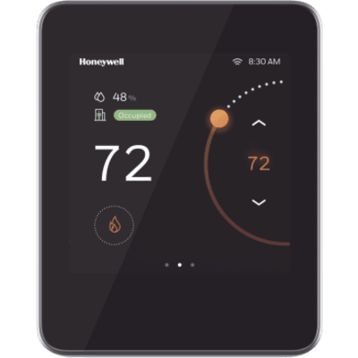 Termostato comercial conectado para unidades rooftop y bomba de calor con BACnet MS/TP, BACnet IP sobre Wi-Fi y app móvil