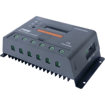 Controlador Solar de Carga y Descarga PWM 12/24V 30A con Display, Parámetros Configurables