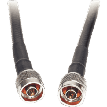 Jumper Coaxial con Cable Epcom405 | Conector N Macho en los Extremos | 30 Metros (98.43 Pies) de Longitud.