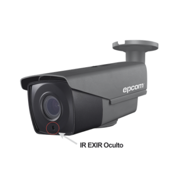 Bullet TURBO 1080p / CLIMAS EXTREMOS / Lente Mot. 2.8 a 12 mm / IR EXIR Inteligente 40 mts / Exterior IP66 / Híbrida / WDR Real 120 dB