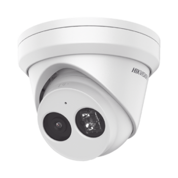 Turret IP 4 Megapixel / Lente 2.8 mm / 30 mts IR EXIR / Exterior IP67 / WDR 120 dB / PoE / ACUSENSE (Evita Falsas Alarmas) / Micrófono Integrado / Metal / MicroSD / ONVIF / ACUSEARCH