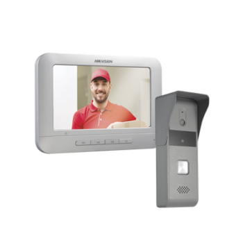 Kit de Videoportero Analógico con Pantalla LCD a Color de 7" / Frente de Calle para Exterior IP65