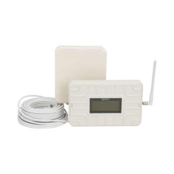 Amplificador de Señal Celular / 5 Bandas Simultáneas / 700-2600 MHz / Cobertura 150 m² / 70 dB Ganancia / 20 dBm Potencia / Plug-and-Play