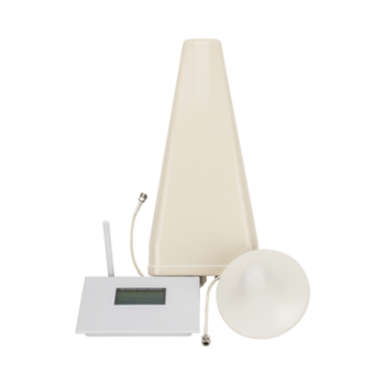 Amplificador de Señal Celular / Doble Banda 850 y 1900 MHz / Ganancia 70 dB / Cobertura 600 m² / 2G y 3G / Kit Completo