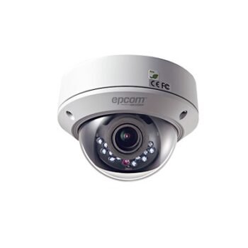 Domo Analógico 1200 TVL / Exterior IP66 / Lente Varifocal 2.8 a 12 mm / IK10 / 30 mts IR