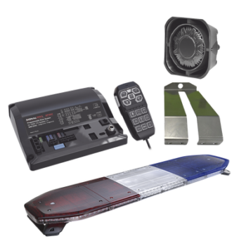 Kit de Torreta LED / 48" (1219 mm) / 216 LEDs Dual Color / IP67 / 12-24 VCD / SAE J845 Clase 1 / Perfil Bajo
