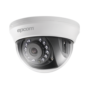 Domo TURBOHD 1 Megapixel (720p) / Gran Angular 92° / Lente 2.8 mm / Híbrida / IR Inteligente 20 mts / Interior