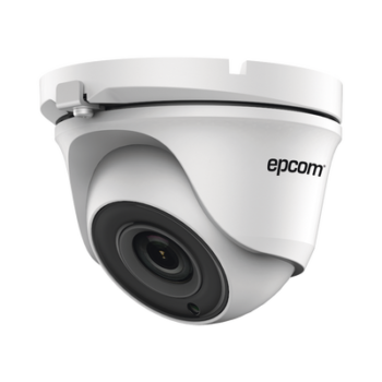 Eyeball TURBOHD 1 Megapixel (720p) / METALICA / Gran Angular 92° / Lente 2.8 mm / IR Inteligente 20 mts / Exterior IP66 / TVI-AHD-CVI-CVBS / dWDR