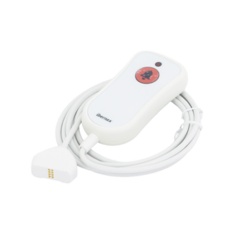 Pulsador de Cama / Antibacteriano / Botón de Alarma 20 mm / IP67 / Cable 2 m Resistente al Fuego / Braille SOS