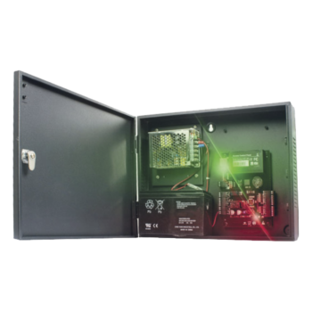 Panel de Control de Acceso / 4 Puertas / 30,000 Tarjetas / TCP-IP y RS485 / Fuente 12VCC 3A / Anti-Passback y Esclusamiento