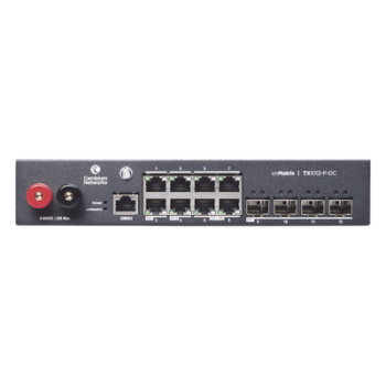 Switch PoE / 8 Puertos Gigabit / 4 SFP+ / 170 W PoE Budget / Capa 2 / Gestión en la Nube / DC