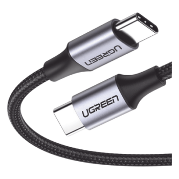 Cable USB-C a USB-C / 1 Metro (3.28 Pies) / 60W PD / 480 Mbps / Nylon Trenzado / Aluminio