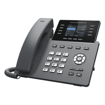 Teléfono IP / 8 Líneas SIP / 4 Cuentas / Wi-Fi 5 Dual-Band / Pantalla 2.8" / Gigabit / Bluetooth / PoE / Audio Opus