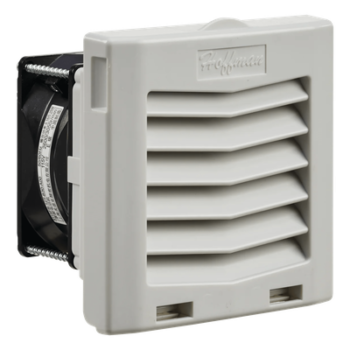 Ventilador con Filtro de Montaje Lateral / 21 CFM (36 m³/h) / 115 Vca / Click-Fit / Rejilla con Bisagra / 4"