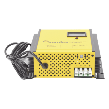 Cargador de Baterías de Plomo Ácido 12 Volts, 15 A / Bancos de 100 a 200 Ah