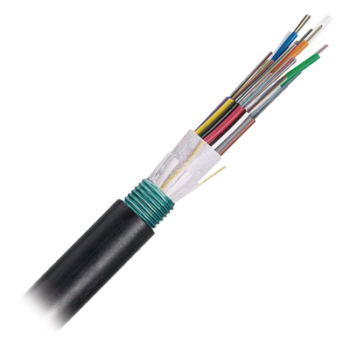 Cable de Fibra Óptica / 12 Hilos / Monomodo OS2 / OSP Armada / 250μm / Bloqueo de Agua en Seco / Resistencia UV / Acero Corrugado