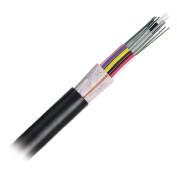 Cable de Fibra Óptica / 6 Hilos / Planta Externa / Dieléctrico / Monomodo OS2 / 0.40 pulgadas (10.16 mm)
