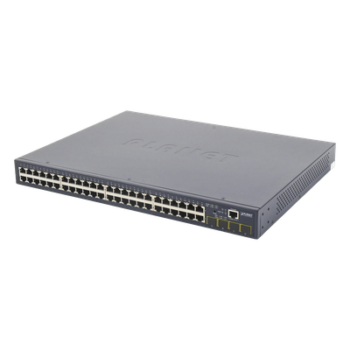 Switch Administrable Capa 2 / 48 Puertos Gigabit / 4 SFP / 104 Gbps / 77.38 Mpps / 1.44 x 1.44 pies