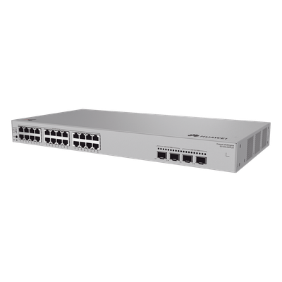 Switch Administrable / Capa 2+ / 24 Puertos PoE+ Gigabit / 2 SFP 2.5 Gbps / 2 SFP+ 10 Gbps / PoE Perpetuo / 400 W / 1.64 ft x 1.45 ft x 0.14 ft