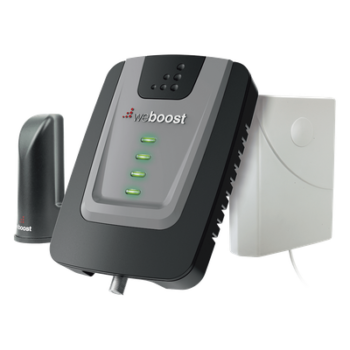 KIT de Amplificador de Señal Celular Home Room, especial para Datos 4G LTE, 3G y Voz. Mejora la señal en áreas de hasta 140 metros cuadrados.