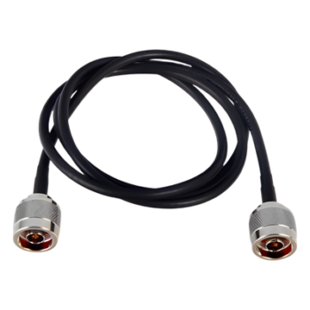Jumper RF / 110 cm (3.61 ft) / RG-58U / Conectores N Macho / 50 Ohm / Teflón