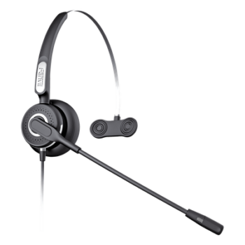 Diadema Con Tecnología AntiShock Para Teléfonos IP FANVIL Y Polycom Micrófono de Cancelación de Ruido y Cable Resistente a Jaloneos