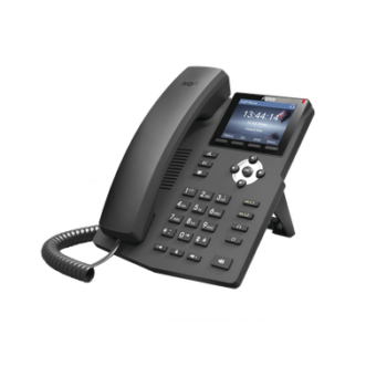 Teléfono IP empresarial para 2 lineas SIP con pantalla LCD de 2.4 Pulgadas a color y conferencia de 3 vías